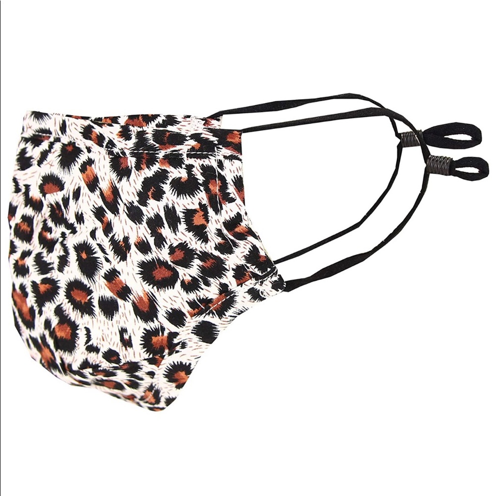 Leopard Print Face Mask!